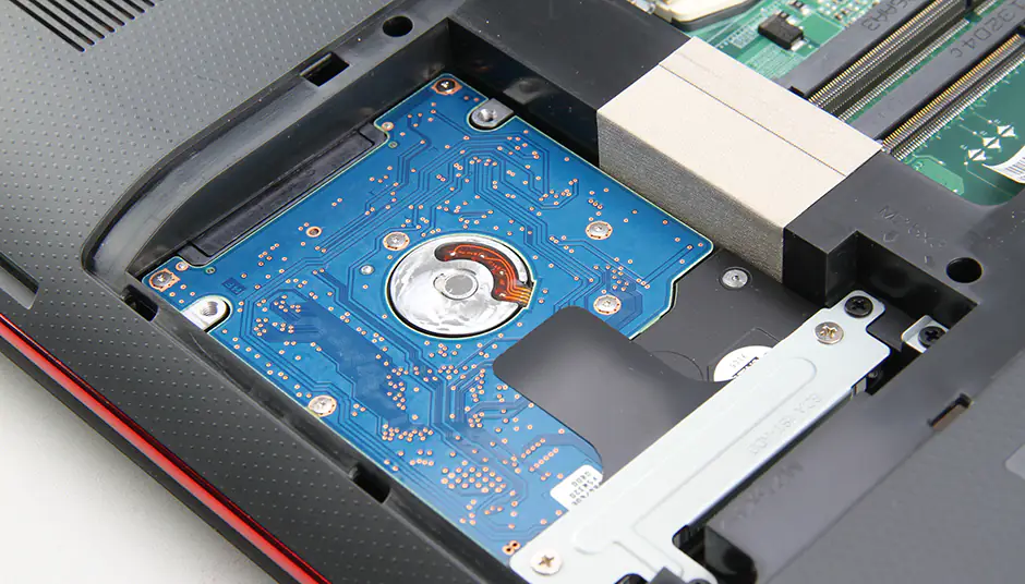 Remove the hard drive