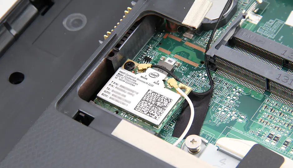 Remove the wireless card