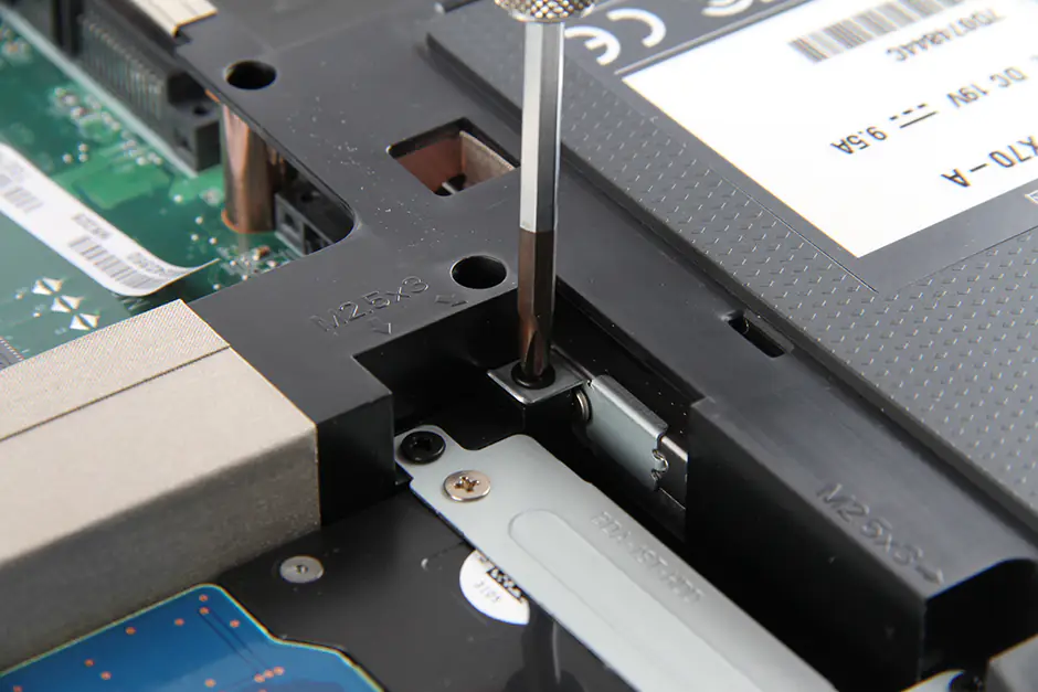 Remove the screw