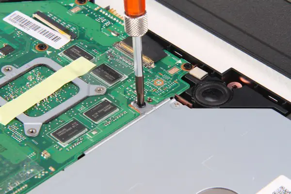 Remove the DVD drive