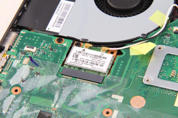 Remove the wireless card
