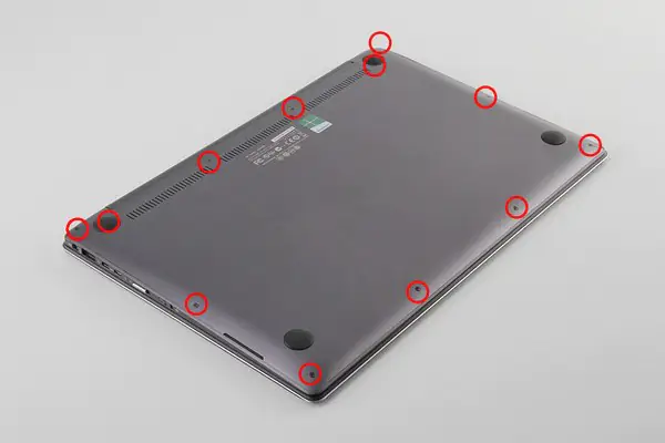 Remove all screws