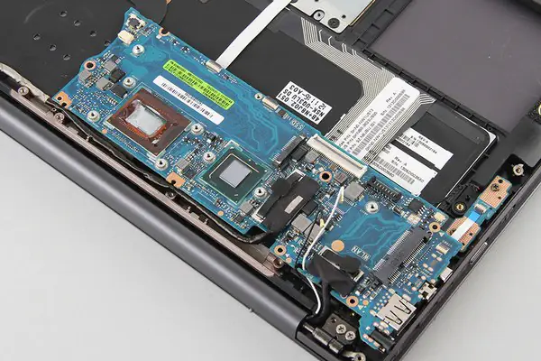 Remove the motherboard