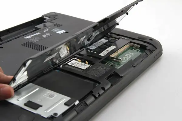 Remove the service cover