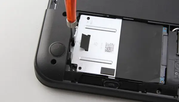Remove the hard drive