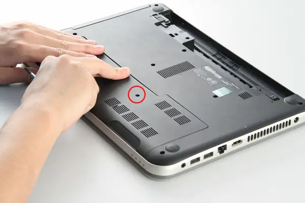 Remove the service cover