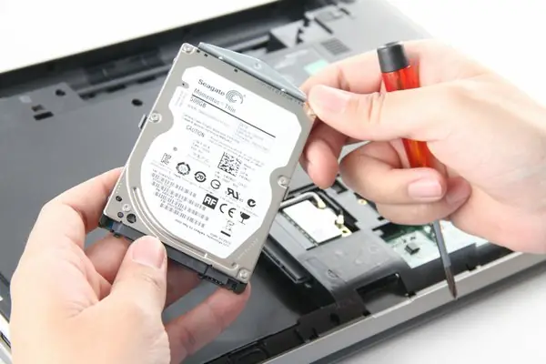 Remove the hard drive