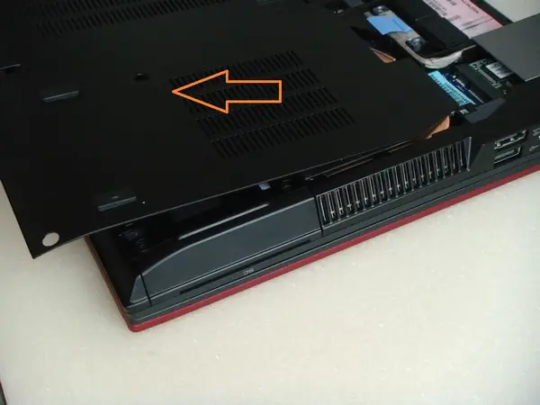 Remove the bottom cover