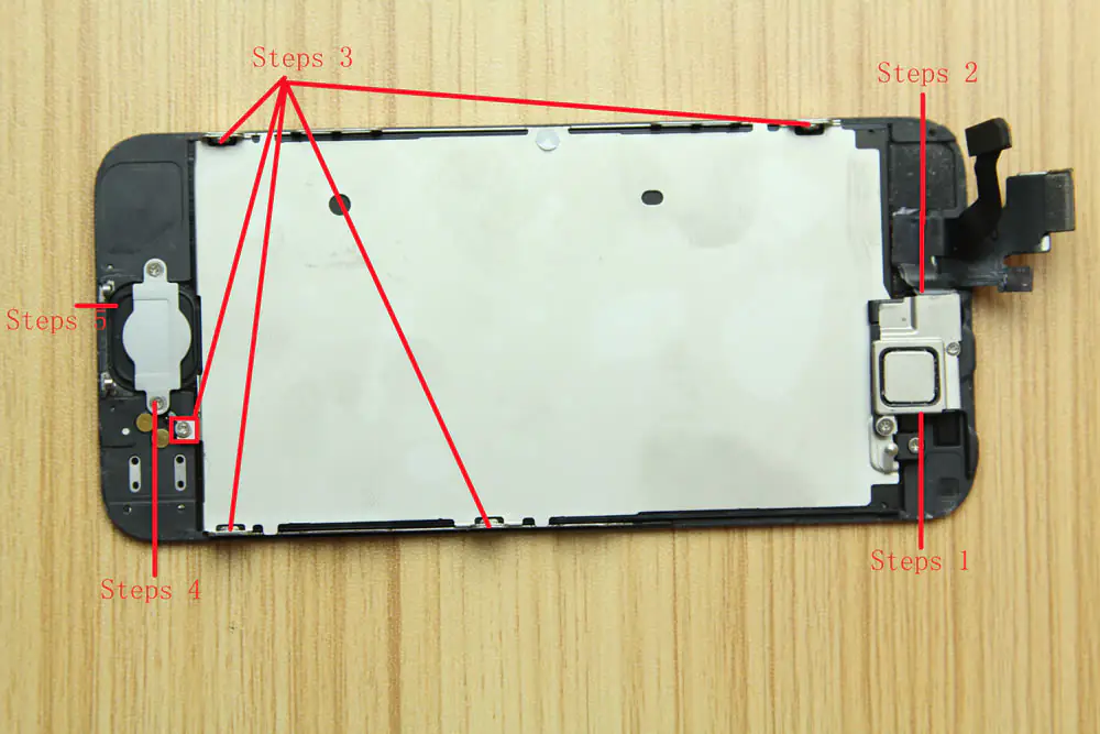 Apple iPhone 5s screen assembly