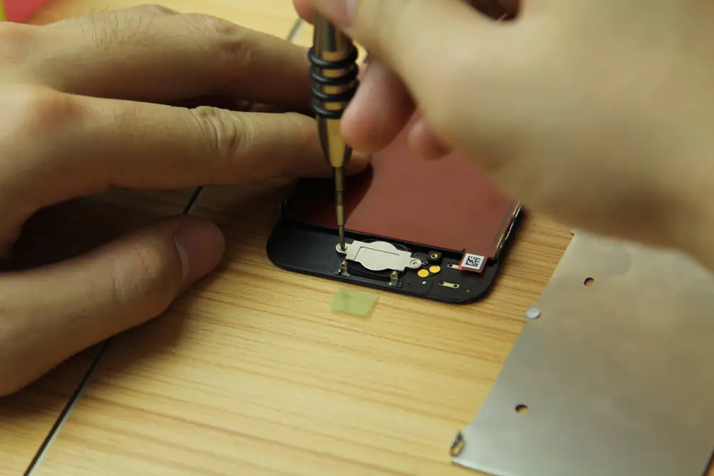 Install the home button