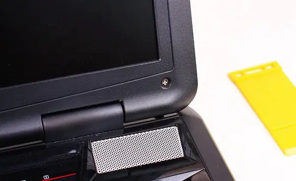 Remove the two screws