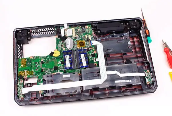 Remove the motherboard