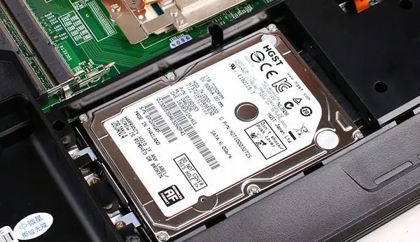 Remove the hard drive
