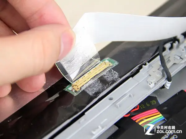 Disconnect the LCD cable