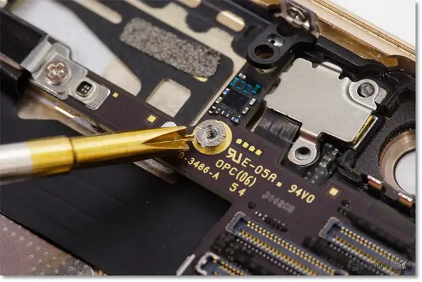 Remove the screw