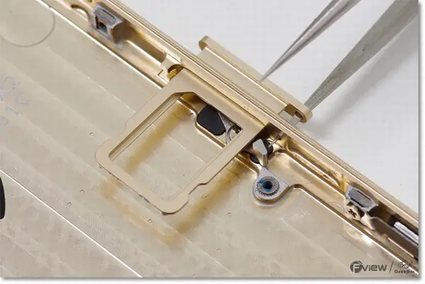 Remove the SIM card tray