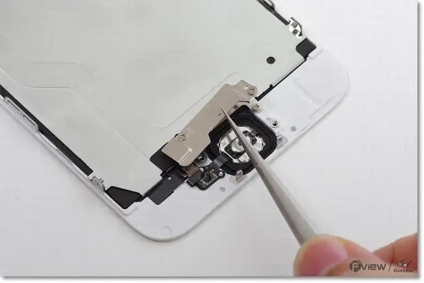 Remove the home button mounting bracket