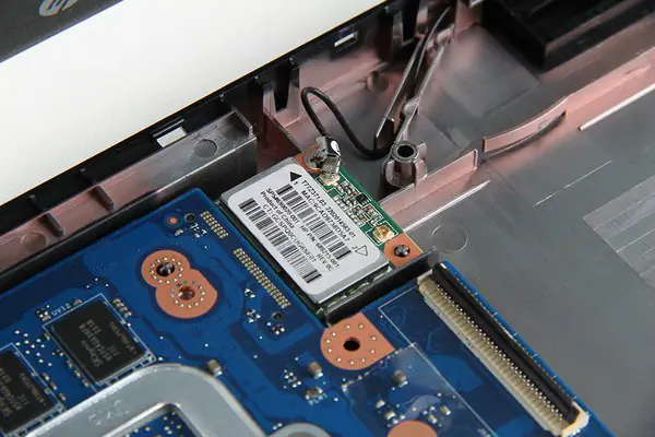Remove the wireless card