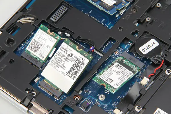 Remove the wireless card, SSD, and 3G module