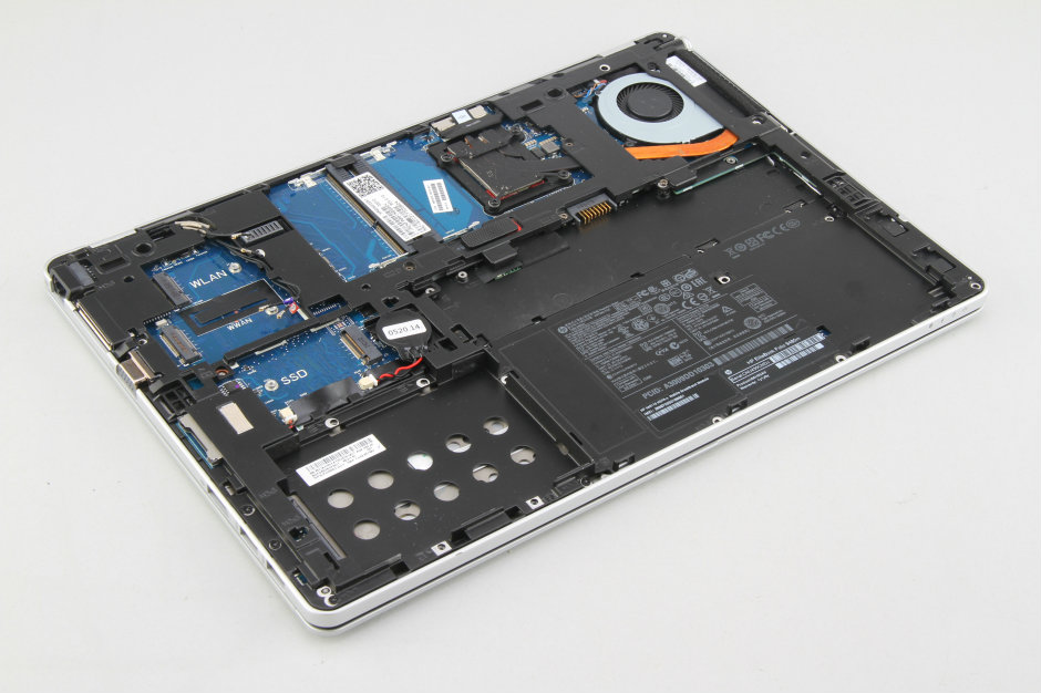 HP EliteBook Folio 9480m disassembly and SSD, RAM, HDD ...