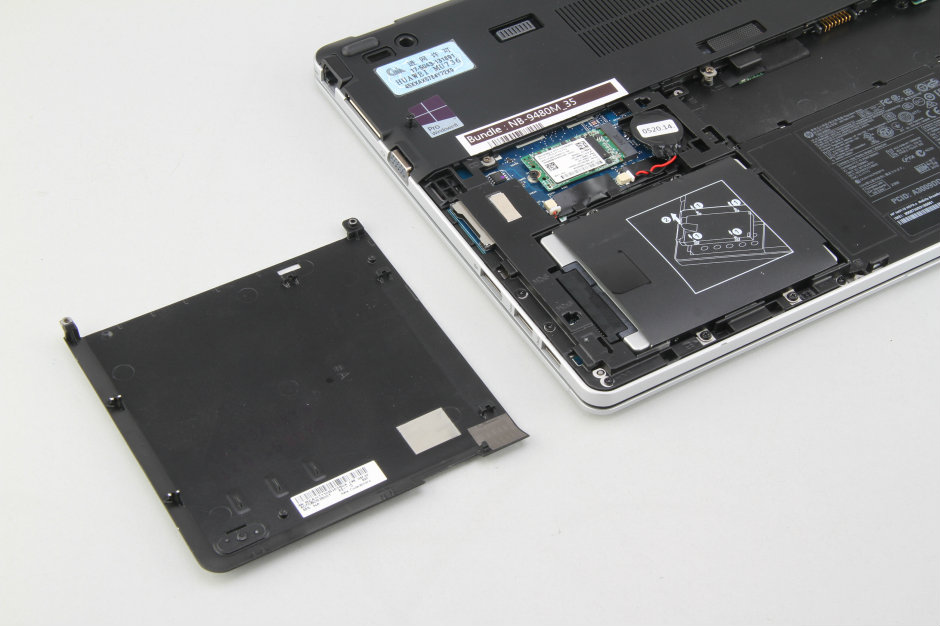 EliteBook Folio 9480m disassembly and RAM, upgrade options |