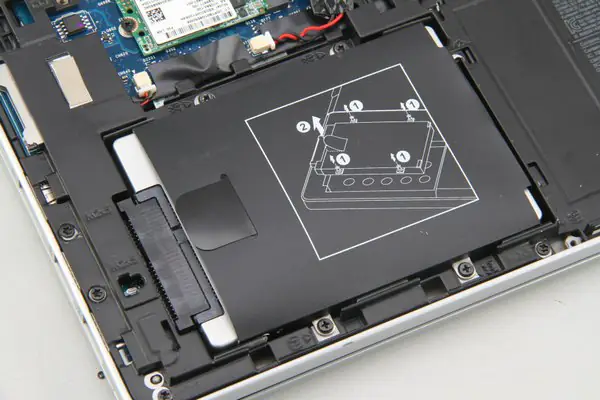 Remove the hard drive