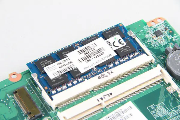 Remove the memory module