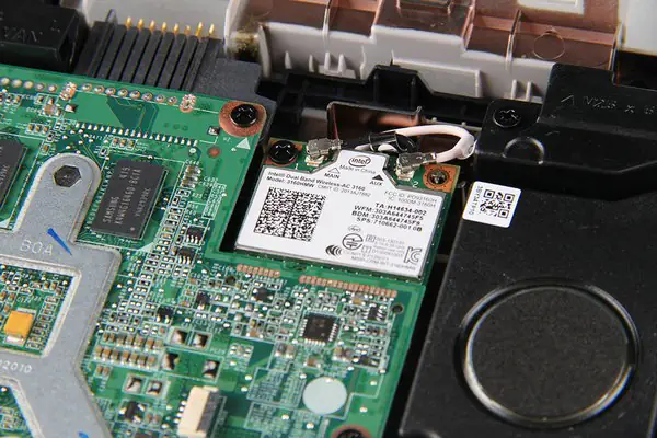 Remove the wireless card