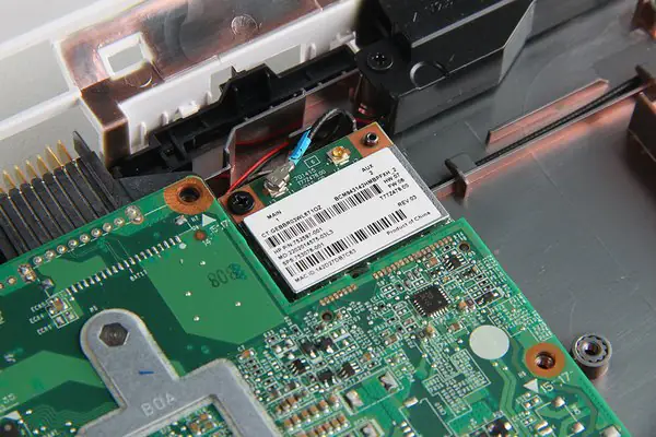 Remove the wireless card