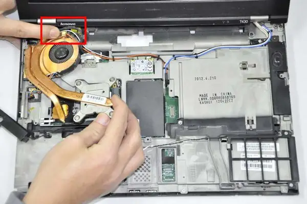 Remove the cooling system