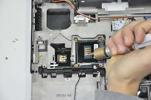 Apply new glue