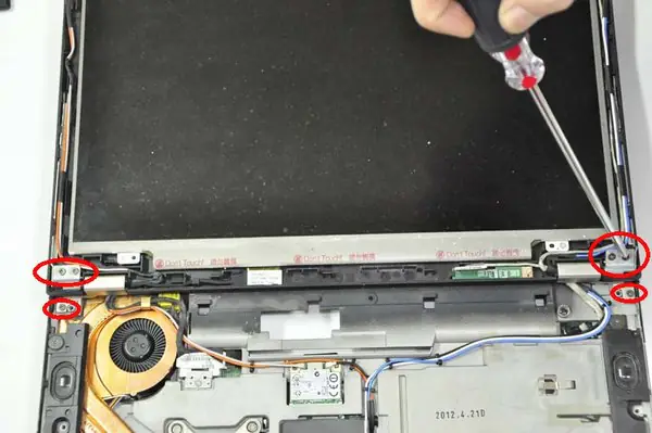 LCD hinges