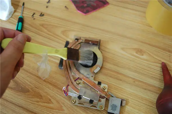 Clean the CPU fan