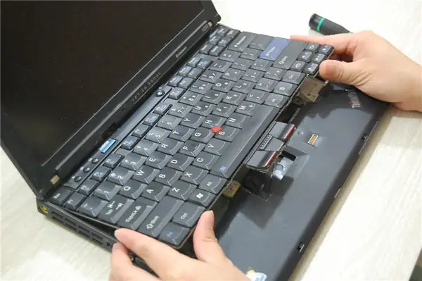 Lift the keyboard
