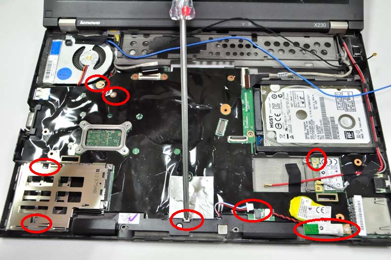 Lenovo ThinkPad X230 Disassembly (Clean Cooling Fan, Remove | MyFixGuide.com