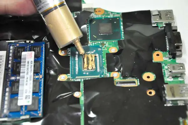 Apply new thermal grease