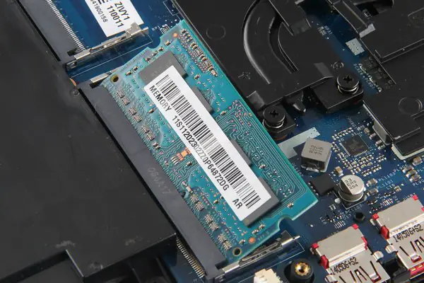 Remove the memory module
