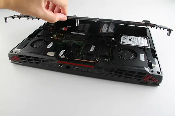 Remove the bottom cover