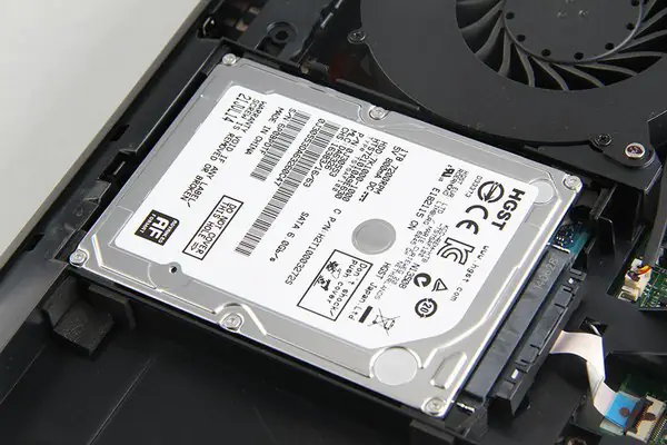 Remove the hard drive