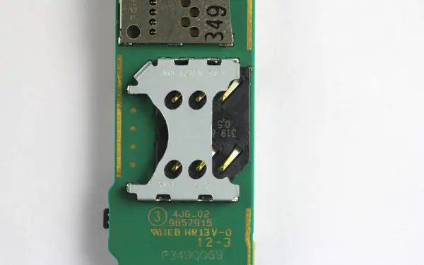 MicroSIM card slot