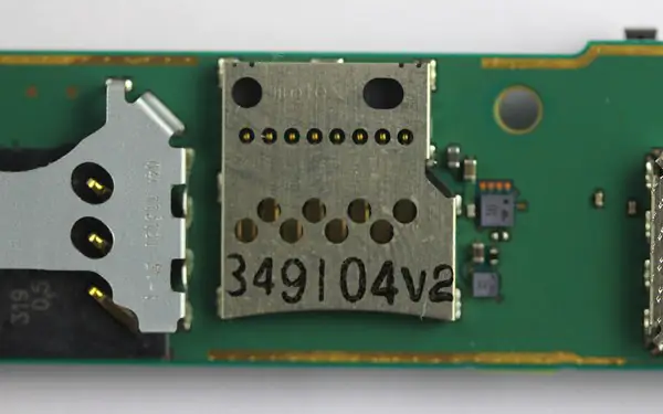 MicroSD card slot