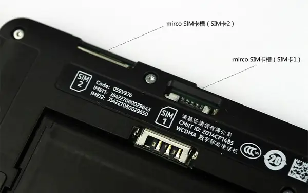 SIM card slots