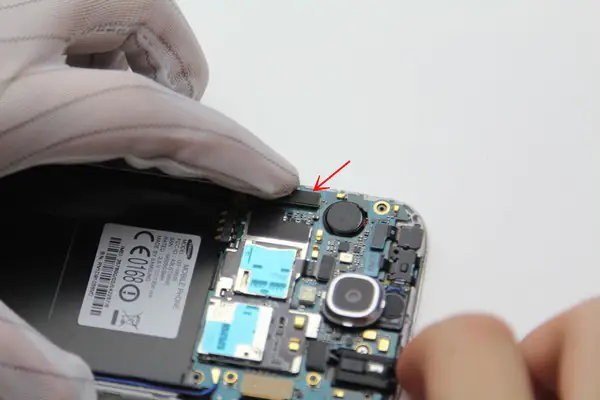 Install the USB board connector