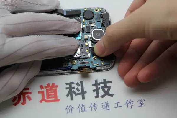 Install the front-facing camera cable connector