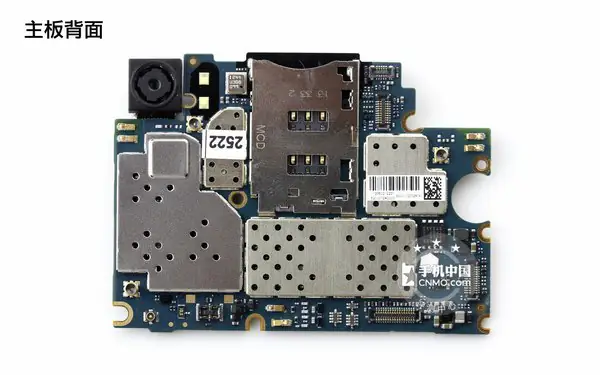 The back of the motherboard
