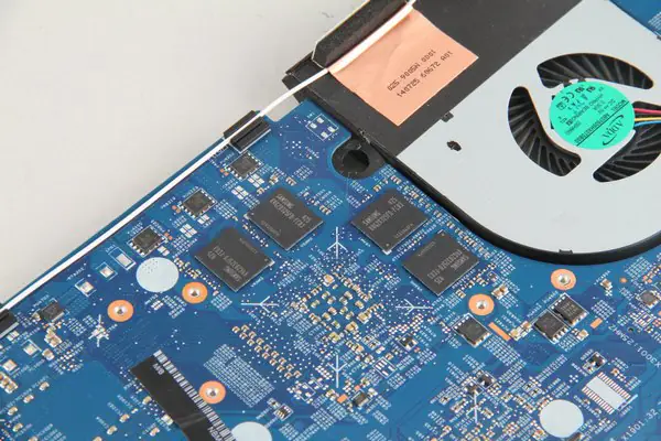 Samsung K4G10325FG-HC03 chips