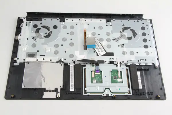 Keyboard and touchpad