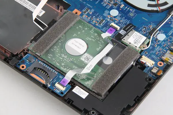 Remove the hard drive