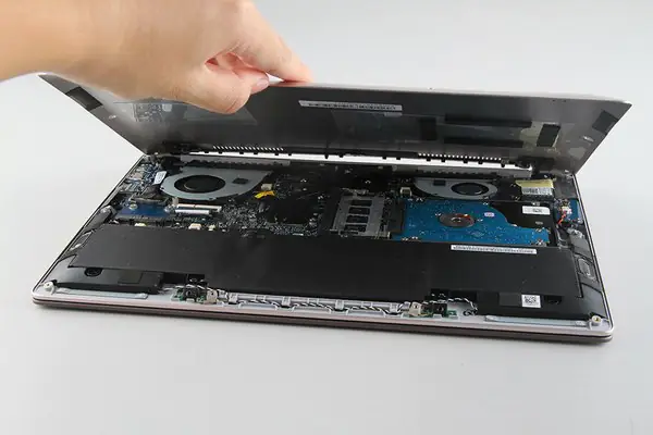 Separate the bottom cover