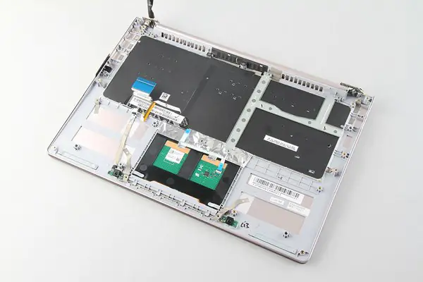 Touchpad and keyboard